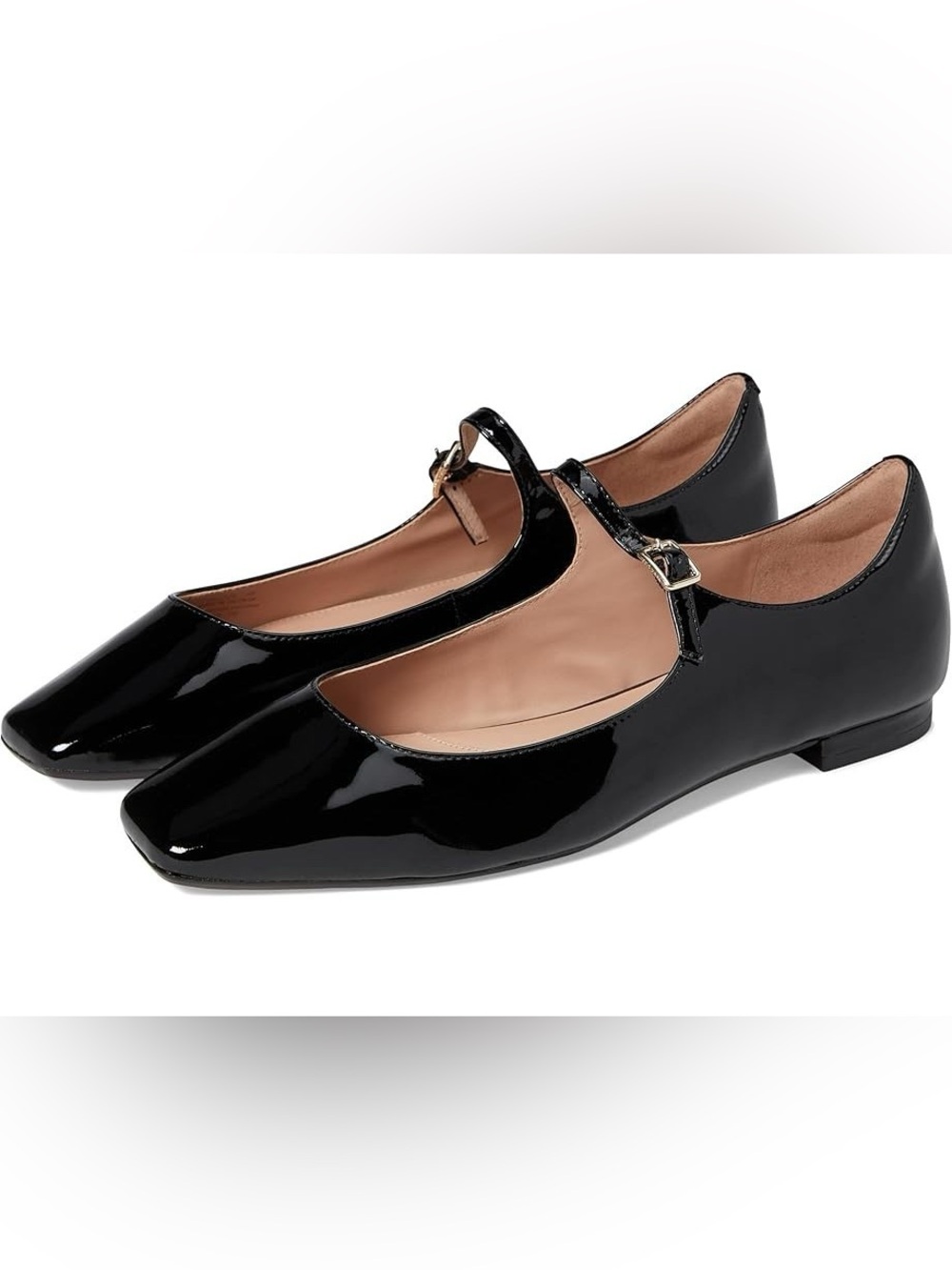 Cole Haan Black Patent Mary Jane Pointed Flats